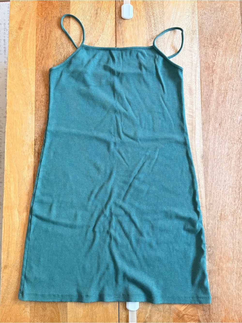aerie Ribbed Teal Cami Tank